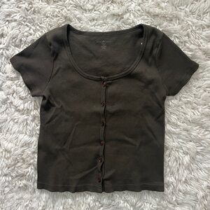Brandy Melville Zelly Top - Dark Green